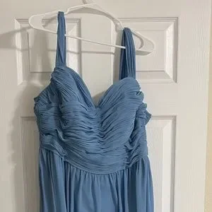 bridesmaid dresses steel blue KissProm